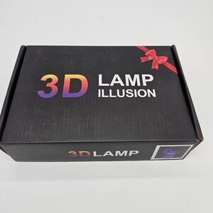 3D SHARK Illusion Lamp - New In Box With Base & Remote - 7 Colors